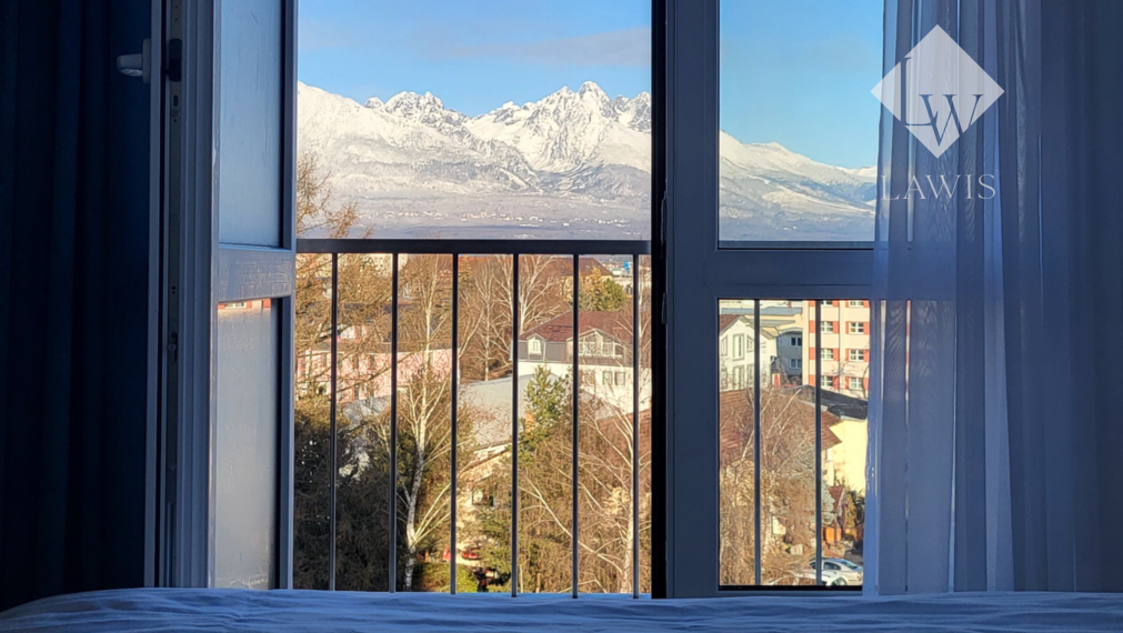 NOVOSTAVBA veľký byt s parkovaním a výhľadom na Tatry