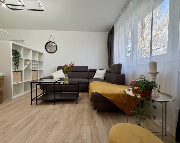 Zrekonštruovaný 1-izbový byt s výhľadom na Váh